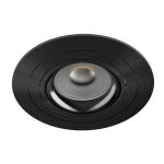 Noxion Innfelt Spot Logic MR16 Vippbar Svart | 92mm - Utskjæring 80mm - IP20 - incl. GU10 Sokkel 