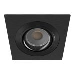 Noxion Innfelt Spot Boxi MR16 Vippbar Svart |Utskjæring 80mm - IP20 - incl. GU10 Sokkel 