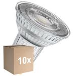 Fordelspakning 10x Ledvance LED Spot GU10 PAR16 2.4W 230lm 36D - 930 Varm Hvit | Beste Fargegjengivelse - Dimbar - Erstatter 35W