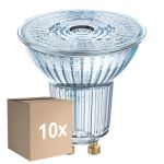 Fordelspakning 10x Osram Parathom LED GU10 Spot klar 4.5W 350lm - 940 kald hvit | dimbar - beste fargegjengivelse  - erstatter 50W