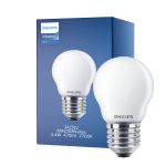 Philips Master Value LED Lustre E27 Ball matt 3.4W 470lm - 927 ekstra varm hvit | beste fargegjengivelse - dimbar - erstatter 40W