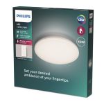Philips LED Taklampe Wincel Hvit 40W 4300lm - 865 Daglys | Dimbar - Fjernkontroll