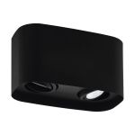 Eglo Tak Spot Arenzano Stål Svart 9.4W 690lm - 830 Varm Hvit | Dimbar - Egnet for 2x GU10