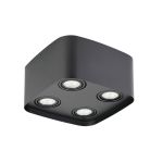 Eglo Tak Spot Arenzano Stål Svart 18.8W 1380lm - 830 Varm Hvit | Dimbar - Egnet for GU10