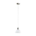 Eglo Pendel Lampe Brenda Stål Sateng Nikkel | Egnet for E27