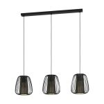 Eglo Pendel Lampe Curasao Stål Svart | IP20 - Egnet for 3x E27 