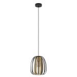 Eglo Pendel Lampe Encinitos Svart, Gull | Egnet for E27