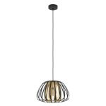Eglo Pendel Lampe Encinitos Svart, Gull | Egnet for E27