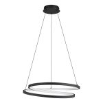 Eglo Pendel Lampe Ruotale Stål Svart 36W 4800lm - 830 Varm Hvit