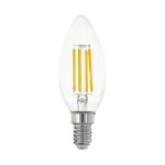 Eglo LED Mignon E14 Filament Klar 2.2W 470lm - 830 Varm Hvit | Erstatter 40W