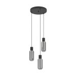 Eglo Pendel Lampe Maione Stål Svart | IP20 - Egnet for 3x E27 