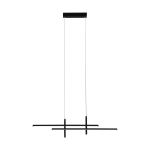Eglo Pendel Lampe Trepilia Aluminium Stål Svart 20W 2500lm - 830 Varm Hvit | IP20