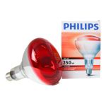 Philips BR125 IR 250W E27 230-250V rød