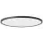 Brilliant Brennan Taklampe Plast Svart Hvit 30W 4000lm - 840 Kald Hvit | 541mm - IP44 - 3-Trinn Dimbar