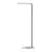 Ledvance LED Gulvlampe Grå 43W 5400lm - 830 Varm Hvit | 1500mm - EU Stikkontakt