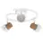 Ledvance LED Decor Spot Cork Stål Spiral Hvit 10W 690lm - 827 Ekstra Varm Hvit | Dimbar