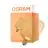 Osram Decor Flat Lamp In Metall Armatur LED E27 Special Matt Gull 3.5W 300lm - 827 Ekstra Varm Hvit | Erstatter 25W
