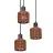 Ledvance Decor Pendel Lampe Brun | Egnet for 3x E27