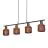 Ledvance Decor Pendel Lampe Brun | Egnet for 4x E27
