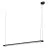 Ledvance LED Pendel Lampe Office Line Slab Svart 40W 4100lm - 840 Kald Hvit | Dimbar