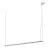 Ledvance LED Pendel Lampe Office Line Slab Hvit 40W 4400lm - 840 Kald Hvit | Dimbar