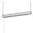 Ledvance LED Pendel Lampe Office Line Curve Hvit 24W 2100lm - 840 Kald Hvit