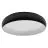 Ledvance Led-Taklampe Orbis Livia Svart og Tre 36W 2400lm - 830 Varm Hvit | Berøringsdimmbar