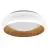Ledvance Led-Taklampe Orbis Livia Hvit og Tre 16W 750lm - 830 Varm Hvit | Berøringsdimmbar