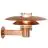 Nordlux Phoenix Veggbelysning Kobber | IP54 - Egnet for E27