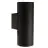 Nordlux Tin Veggbelysning Metall Svart Up & Down | Egnet for 2x GU10