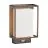 Nordlux Nestor Veggbelysning Aluminium Svart 8W 550lm - 827 Ekstra Varm Hvit | IP44 - Bevegelses- og Lyssensor