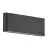 Nordlux Kniver Veggbelysning Aluminium Svart 10W 800lm - 830 Varm Hvit