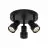 Nordlux Boston Taklampe 3-rondel Metall Svart | Egnet for 3x GU10