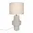 Nordlux Bordlampe Dugan Ceramic og Tekstil Beige | Egnet for 1x E14