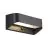 Nordlux Marcellio Veggbelysning Svart 5W 400lm - 830 Varm Hvit| IP54 - med Dimmebryter