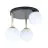 Emibig Taklampe Dolce Stål Svart | Egnet for 3x E14 - Max 10W