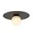 Emibig Taklampe Solar Stål Svart | Egnet for 1x E14 - Max 10W