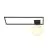 Emibig Taklampe Imago Stål Svart | Egnet for 1x E14 - Max 10W