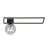 Emibig Taklampe Imago Stål Svart | Egnet for 1x E14 - Max 10W