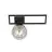 Emibig Taklampe Imago Stål Svart | Egnet for 1x E14 - Max 10W