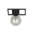 Emibig Taklampe Imago Stål Svart | Egnet for 1x E14 - Max 10W