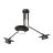 Emibig Taklampe Mizu Stål Svart | Egnet for 3x GX53 - Max 12W