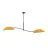 Emibig Taklampe Lotus Stål Svart | Egnet for 2x E14 - Max 10W