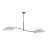 Emibig Taklampe Lotus Stål Svart | Egnet for 2x E14 - Max 10W