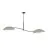 Emibig Taklampe Lotus Stål Svart | Egnet for 2x E14 - Max 10W
