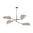 Emibig Taklampe Lotus Stål Svart | Egnet for 4x E14 - Max 10W