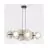 Emibig Pendel Lampe Elementi Stål Brun | Egnet for 6x G9 - Max 8W