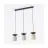 Emibig Pendel Lampe Ego Stål Brun | Egnet for 3x E14 - Max 10W