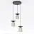 Emibig Pendel Lampe Ego Stål Brun | Egnet for 3x E14 - Max 10W