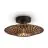 Good&Mojo Taklampe Kalimantan Bambus Svart | Egnet for 1x E27 